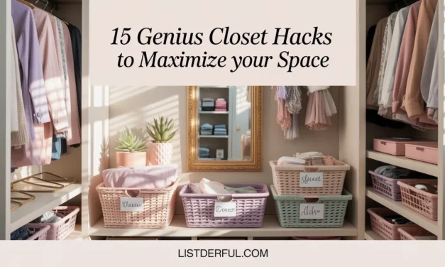 15 Genius Closet Hacks to Maximize Your Space