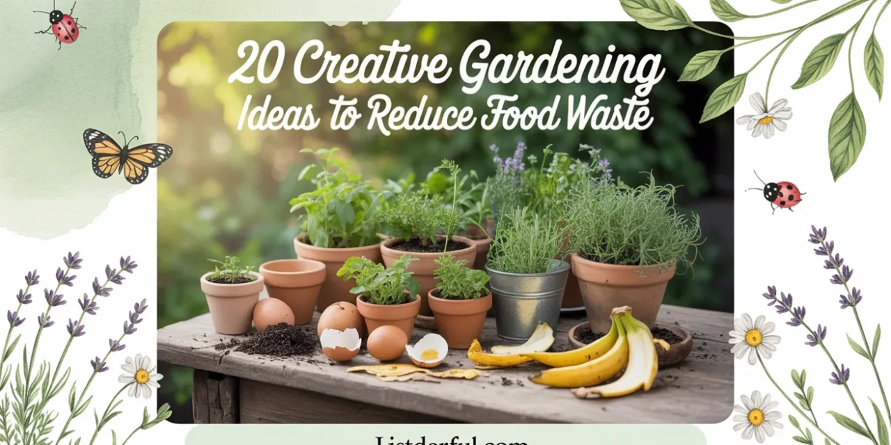 20 Creative Gardening Ideas to Reduce Food Waste