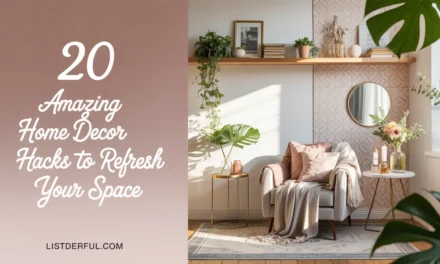 20 Amazing Home Décor Hacks to Refresh Your Space