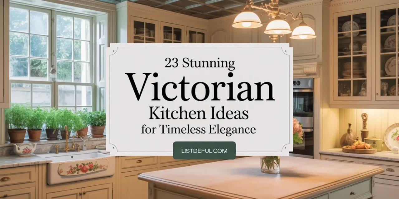 23 Stunning Victorian Kitchen Ideas for Timeless Elegance