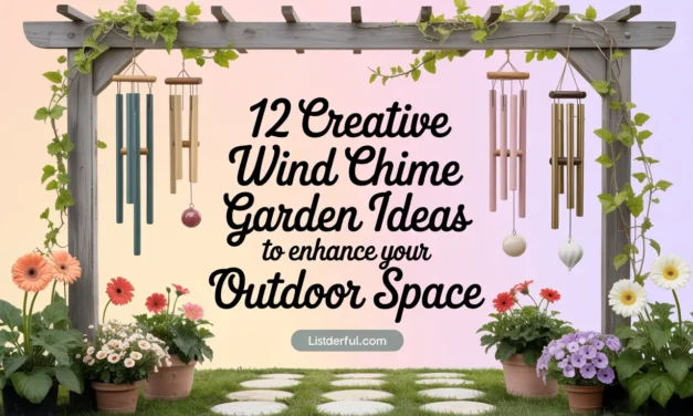 12 Creative Wind Chime Garden Ideas to Enhance Your Outdoor Space