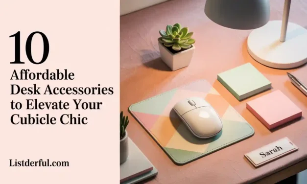10 Affordable Desk Accessories to Elevate Your Cubicle Chic