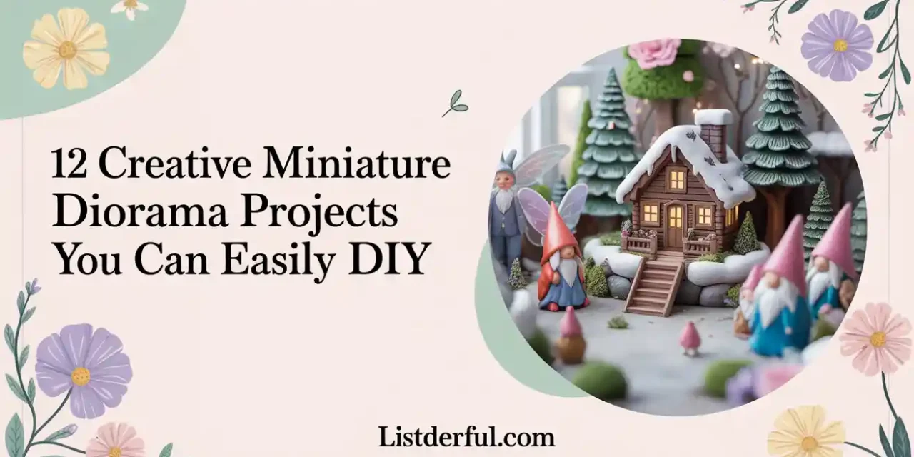 12 Creative Miniature Diorama Projects You Can Easily DIY