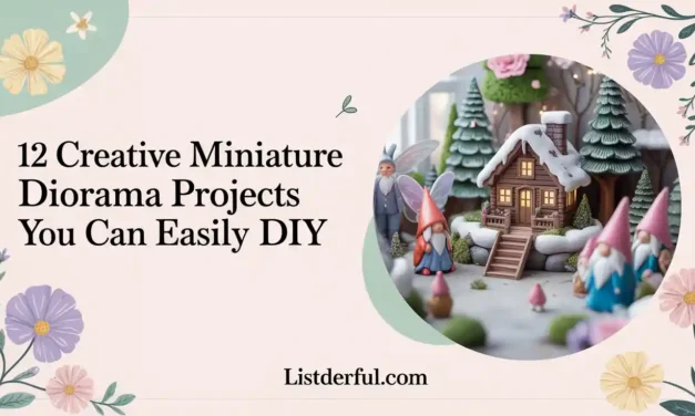 12 Creative Miniature Diorama Projects You Can Easily DIY