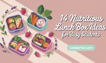 14 Nutritious Lunch Box Ideas for Busy Students