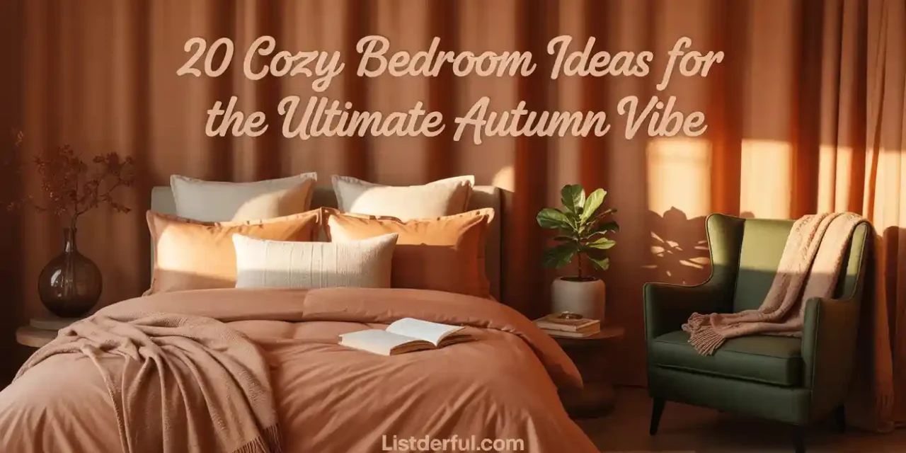 20 Cozy Bedroom Ideas for the Ultimate Autumn Vibe