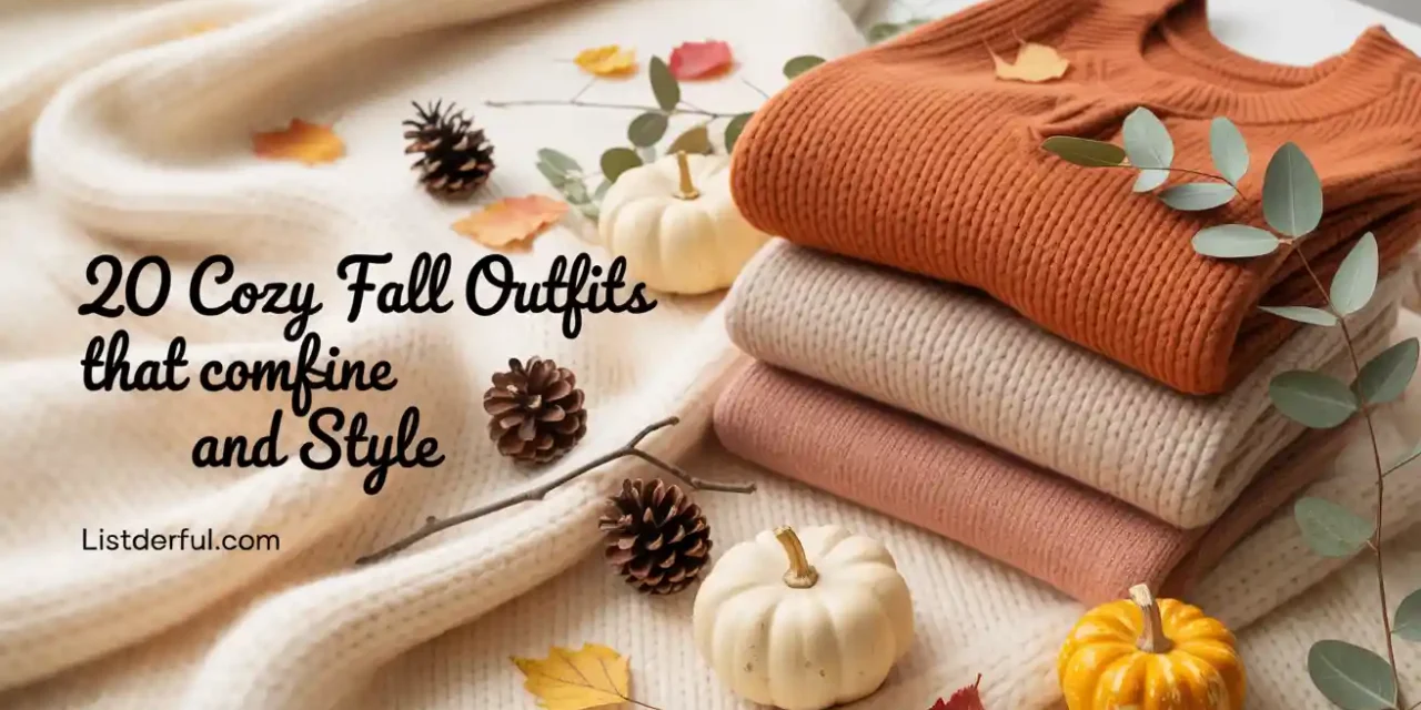 20 Cozy Fall Outfits That Combine Comfort and Style