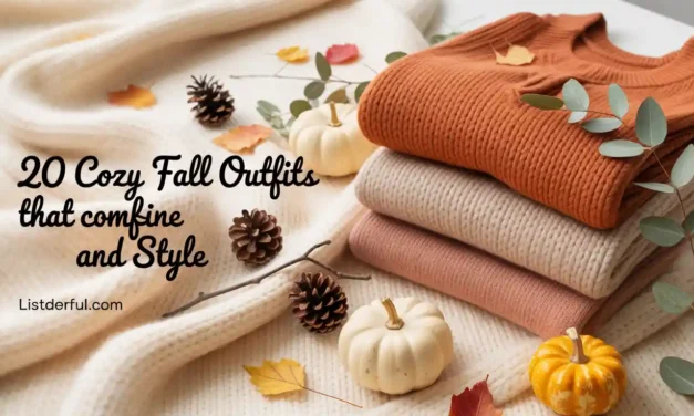 20 Cozy Fall Outfits That Combine Comfort and Style