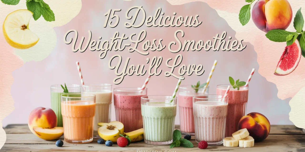 15 Delicious Weight-Loss Smoothies You’ll Love