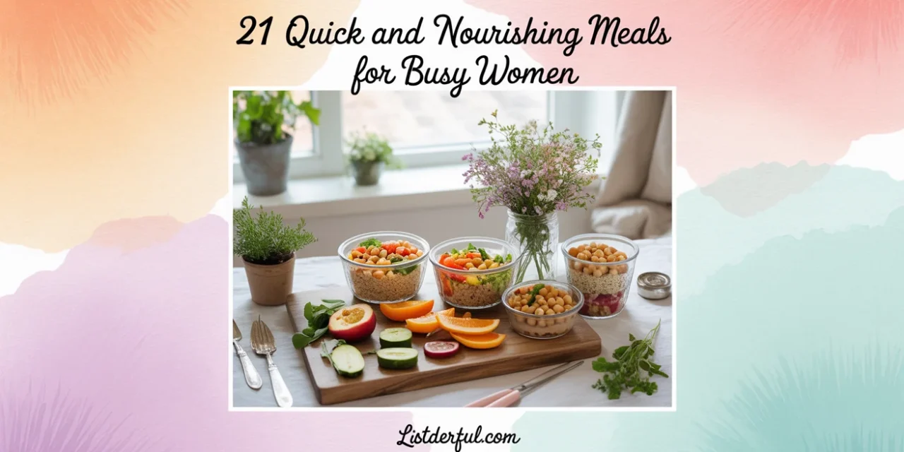 21 Day Healthy Eating Challenge: 21 Quick and Nourishing Meals for Busy Women