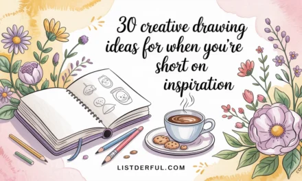 30 Creative Drawing Ideas for When You’re Short on Inspiration